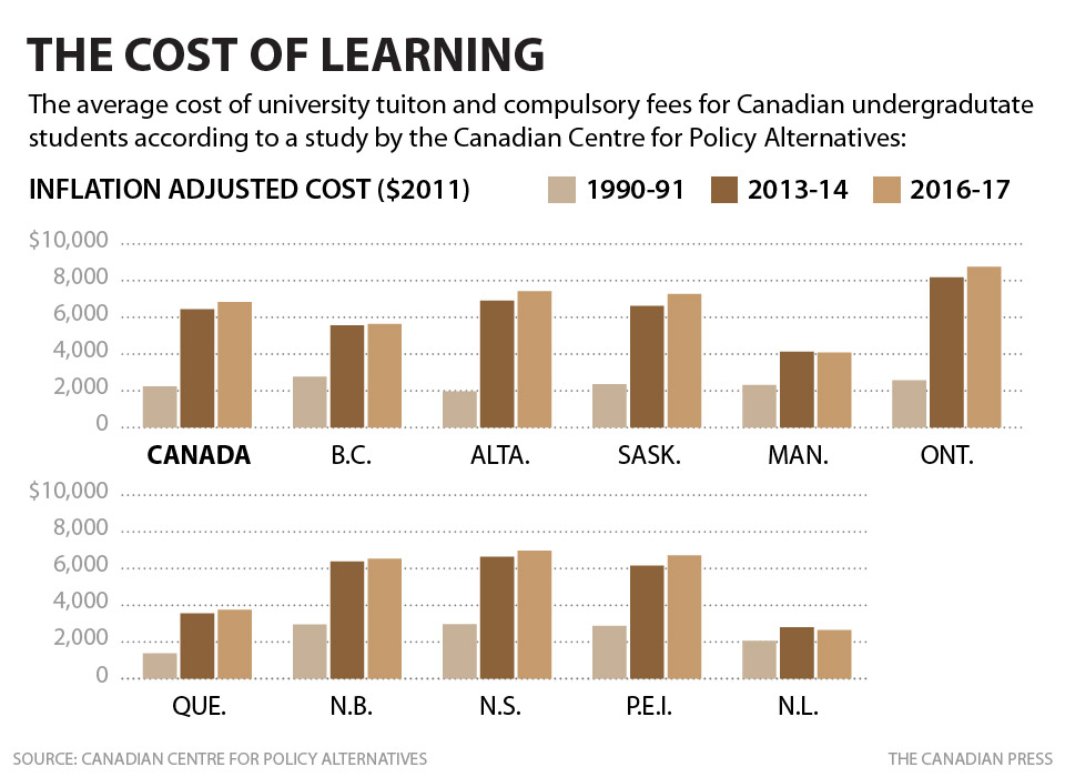 The cost of learning